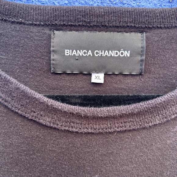 bianca chandon legendary house of bianca black tee - Picture 2 of 5
